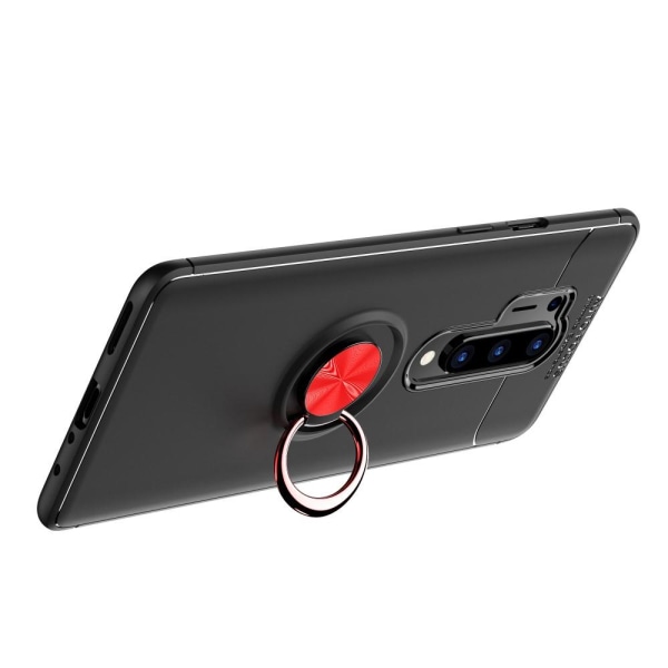 OnePlus 8 Pro - Ring Skal - Svart/Röd Svart/Röd