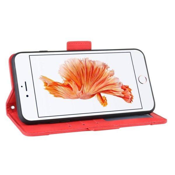 iPhone 6/6S Plus - Fodral Med Avtagbart Kortfodral - Röd Red Röd