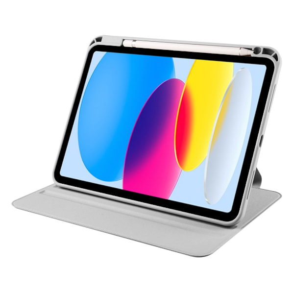 iPad Air 13 2025/2024 Fodral Hybrid Rotation Pennhållare Grå