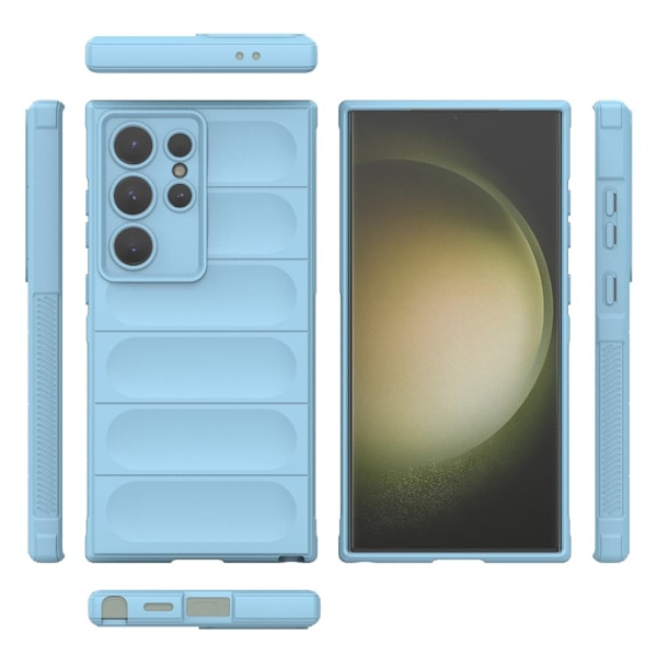 Samsung Galaxy S24 Ultra Skal Magic Shield Ljus Blå