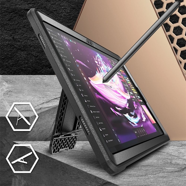 Supcase Galaxy Tab A9 Plus Skal Unicorn Beetle Pro Svart