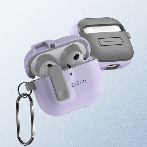 Tech-Protect AirPods 4 Skal Slim Hook Lavender