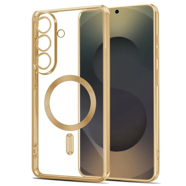 Tech-Protect Galaxy S26 Plus Skal MagSafe MagFlex Shiny Gold