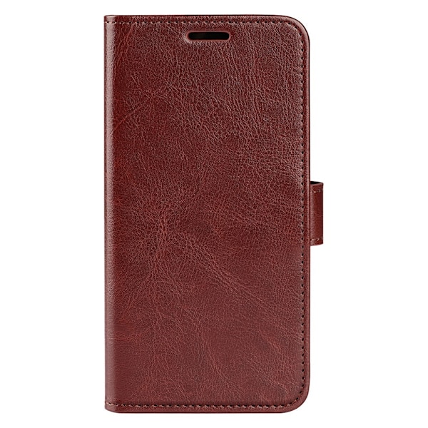Google Pixel 9a Fodral Crazy Horse Läder Brun