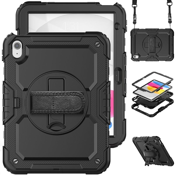 Tech-Protect iPad 11 2025 / 10.9 2022 Skal 360 Solid Svart