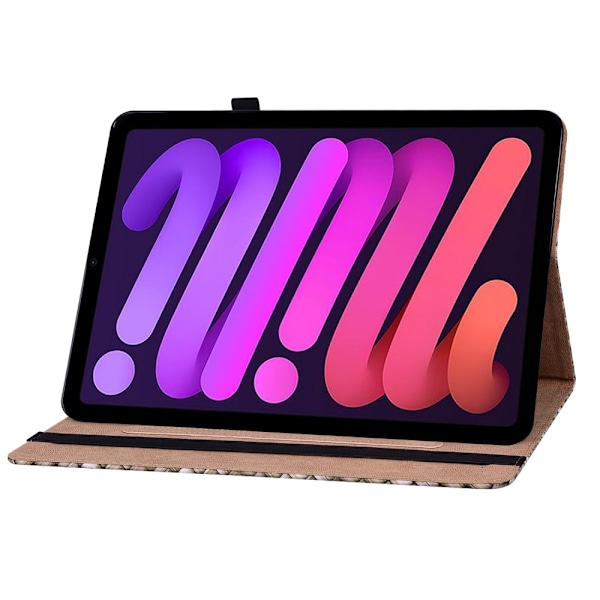 iPad Mini 2024/2021 Fodral Vävd Textur Brun