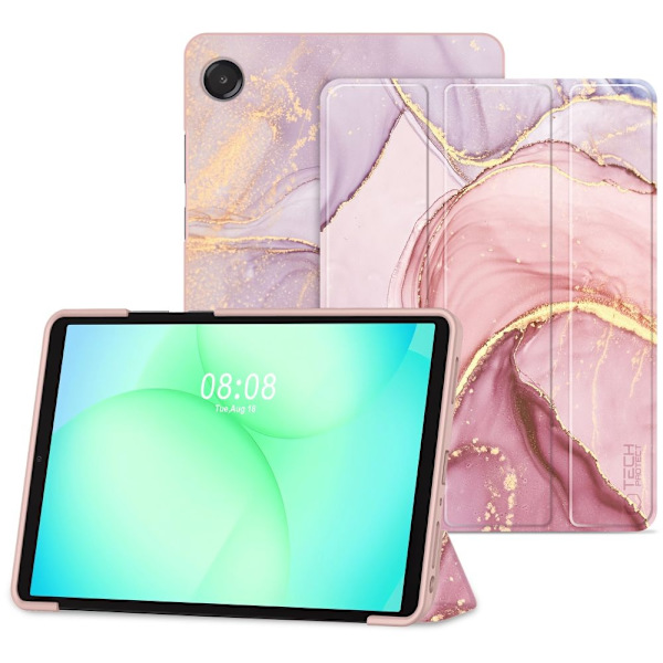 Tech-Protect Galaxy Tab A11 Plus/A9 Plus Fodral SmartCase Marble