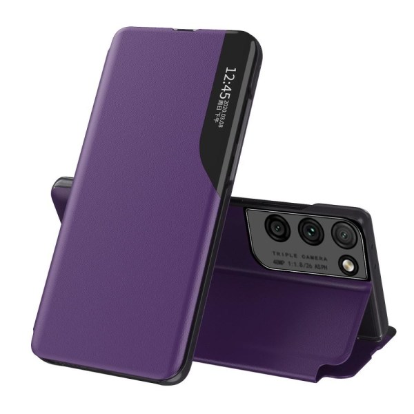 Samsung Galaxy S21 Ultra - View Window Flip Fodral - Lila Purple Lila