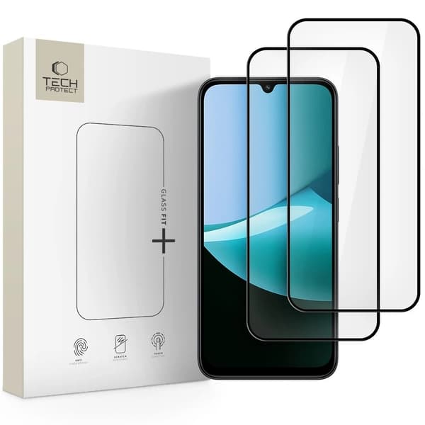 Tech-Protect Xiaomi Redmi 15C 5G 2-PACK Skärmskydd GlassFit+