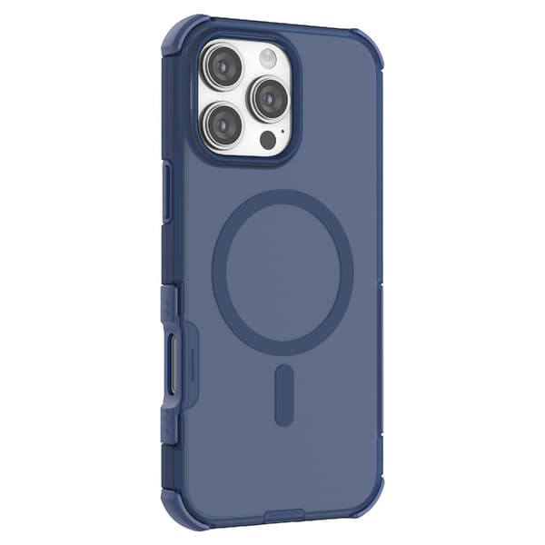 iPhone 16 Pro Max Skal MagSafe Shockproof Hybrid Blå