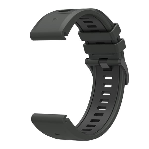 Garmin Fenix 26 mm Armband Quick Release Silikon Grå