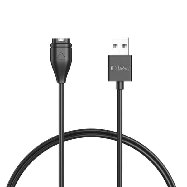 Tech-Protect 1m USB-A Garmin Watch Laddare UltraBoost Svart
