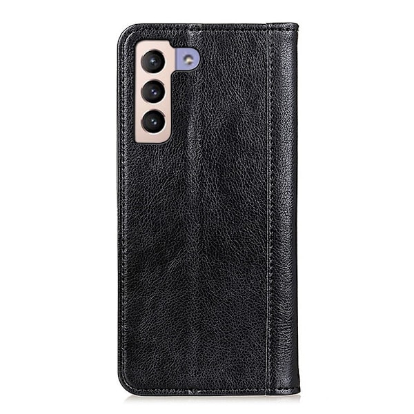 Samsung Galaxy S22 Plus Fodral Flip Split Läder Svart