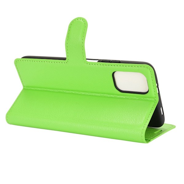 Xiaomi Redmi 9T - Litchi Läder Fodral - Grön Green Grön