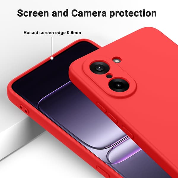 OnePlus Nord CE5 Skal Liquid Silikon Röd
