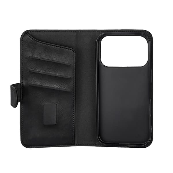 Gear iPhone 18 Pro/17 Pro Fodral MagSafe Läder Svart