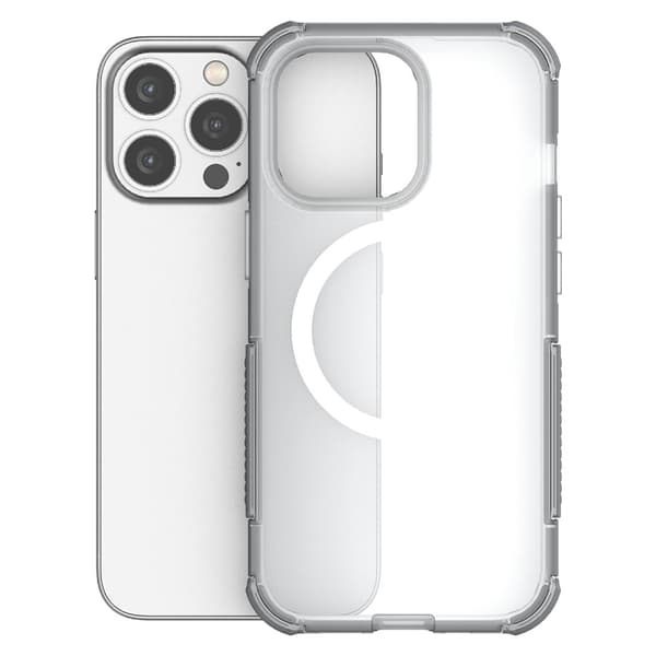 iPhone 16 Pro Skal MagSafe Shockproof Hybrid Vit
