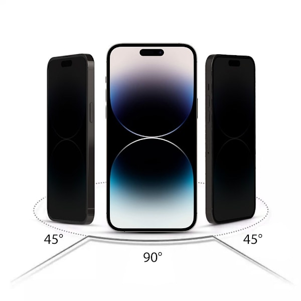 HOFI iPhone 14 Pro Skärmskydd Anti Spy Pro+ Härdat Glas Privacy