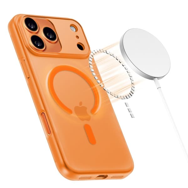 Tech-Protect iPhone 17 Pro Max Skal MagSafe MagSlim Cosmic Orange