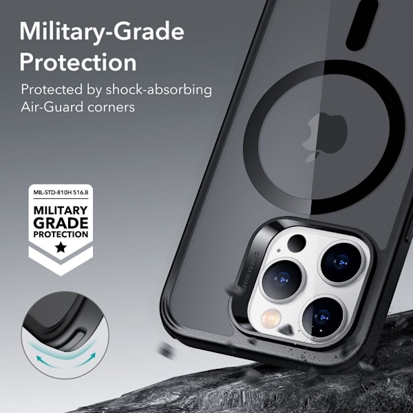 ESR iPhone 14 Pro Skal CH MagSafe HaloLock Frostad Svart