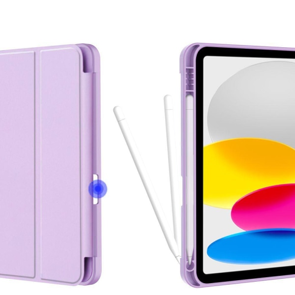 Tech-Protect iPad 10.9 2022 Fodral SmartCase Pennhållare Lila