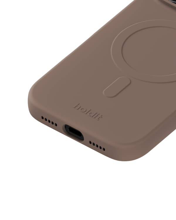 holdit iPhone 17 Pro Mobilskal Soft MagSafe Mocha Brown