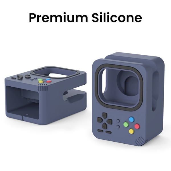 AHASTYLE Apple Watch Laddningsställ Gamepad Silikon Blå