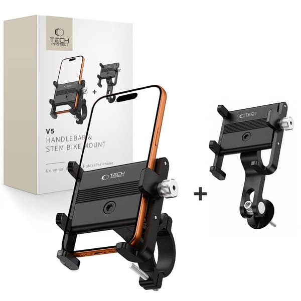 Tech-Protect Universal Mobilhållare Cykel V5 Svart