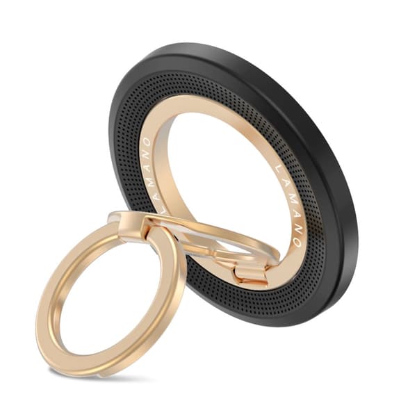 Tech-Protect Magnetisk MagSafe Ringhållare Lamano Svart / Guld