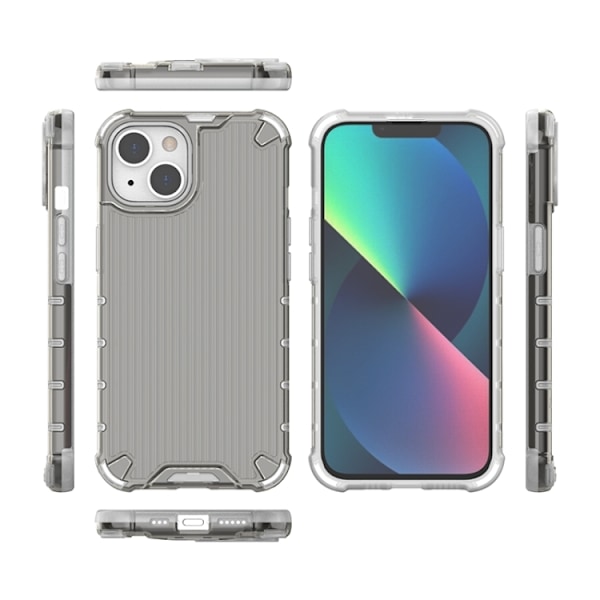 iPhone 14 Plus Skal Shockproof Resväska Design Svart