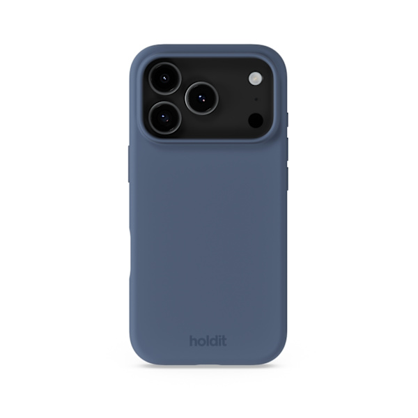 holdit iPhone 17 Pro Max Mobilskal Silikon Pacific Blue