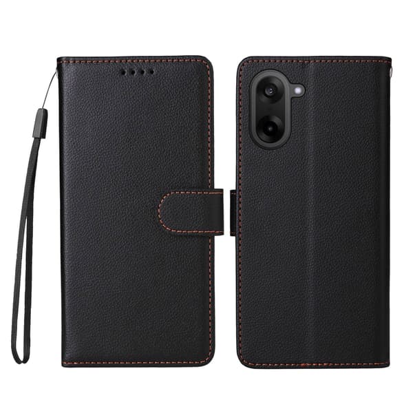 OnePlus Nord CE5 Plånboksfodral Läder Svart