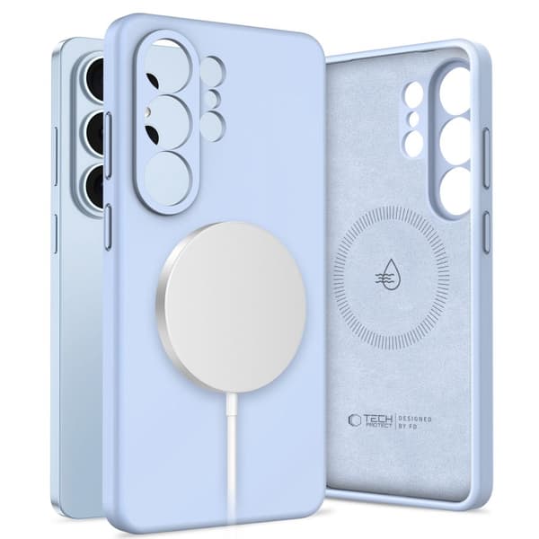 Tech-Protect Galaxy S26 Ultra Skal MagSafe Silicone Sky Blue