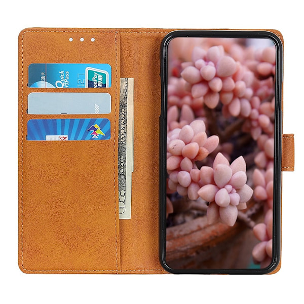Xiaomi Redmi Note 11 Pro 5G Fodral Solid Läder Brun