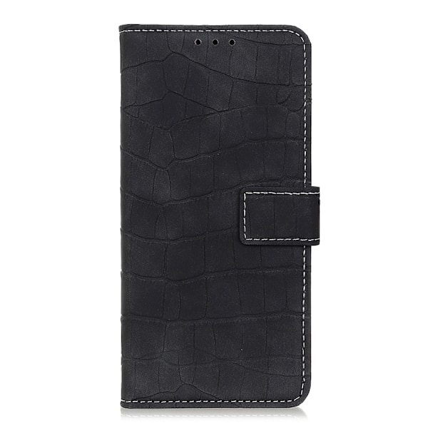 Xiaomi Redmi 10C Fodral Krokodil Textur Svart