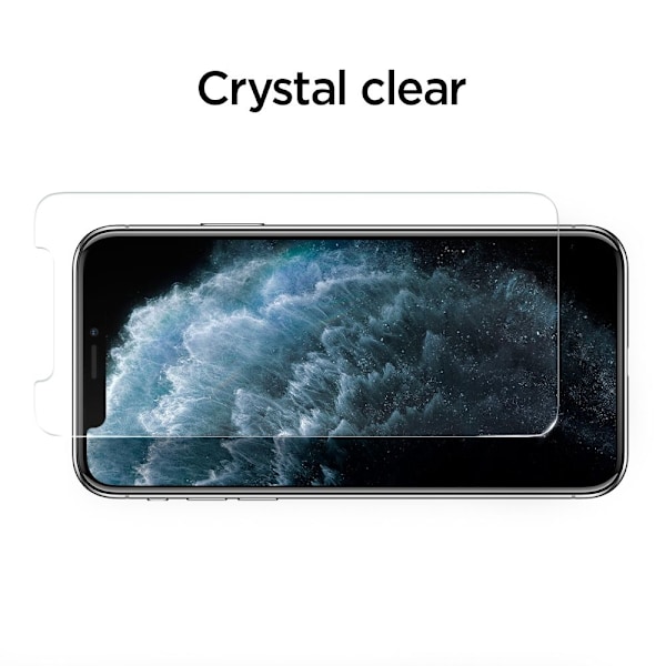 Spigen iPhone 11/ XR 2-PACK ALM Glas.tR Slim Härdat Glas