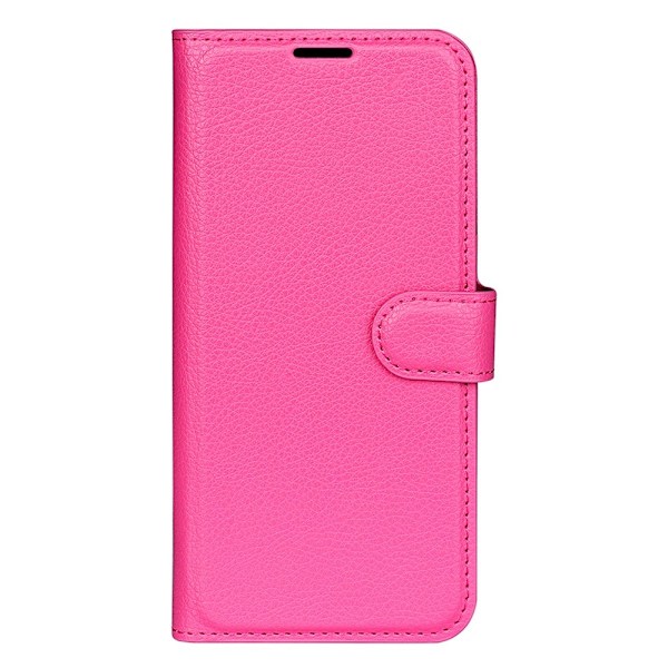 Samsung Galaxy A16 / A26 5G Fodral Litchi Läder Textur Rosa