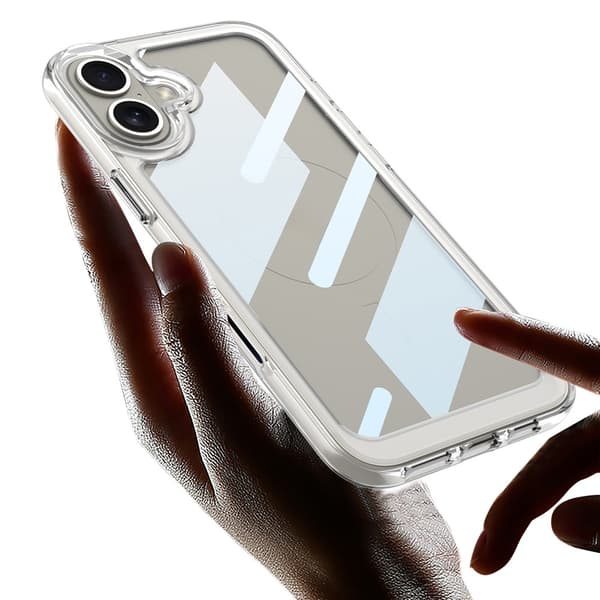 GKK iPhone 16 Plus Skal Shockproof TPU Crystal Clear