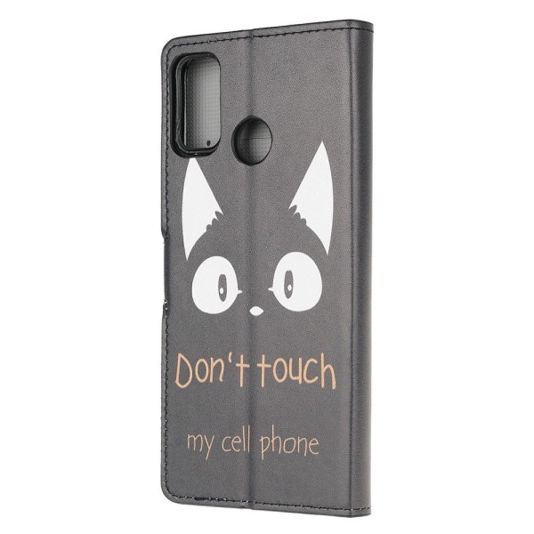 Motorola Moto G10/G20/G30 - Fodral Med Tryck - Dont Touch Dont Touch Dont Touch