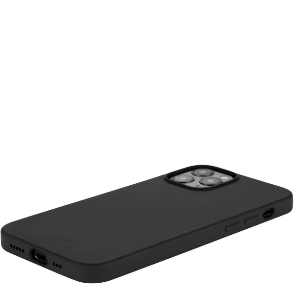 iPhone 12/12 Pro - holdit Mobilskal Silikon - Svart Svart