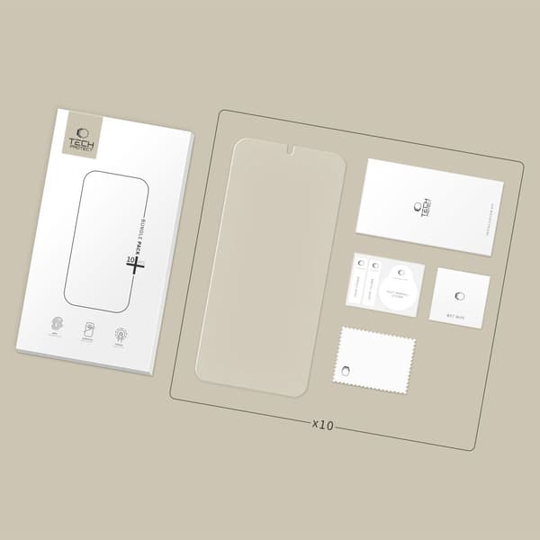 Tech-Protect Galaxy S26 10-PACK Skärmskydd Härdat Glas