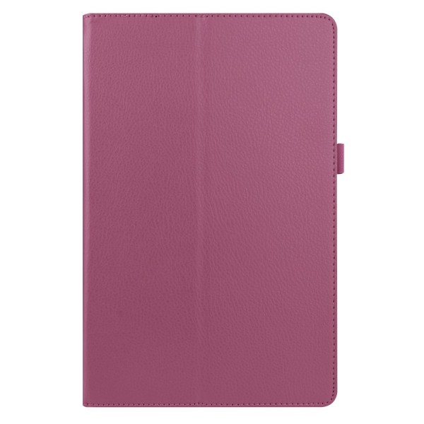 Samsung Galaxy Tab A7 10.4 Fodral Litchi läder Lila Purple Lila