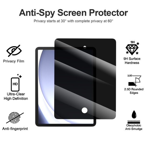 RhinoGlass iPad Pro 12.9 Skärmskydd Anti Spy Privacy