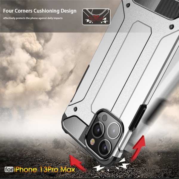 iPhone 13 Pro Max - Shockproof Armor Hybrid Skal - Roséguld