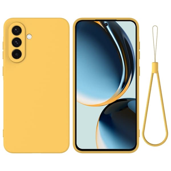 Samsung Galaxy A17 Skal Liquid Silikon Gul