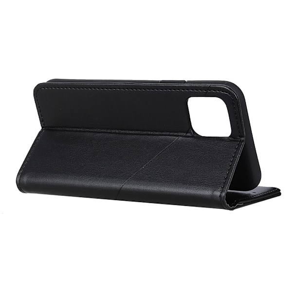 Xiaomi Mi 11 - Nit Dekor Läder Fodral - Svart Black Svart