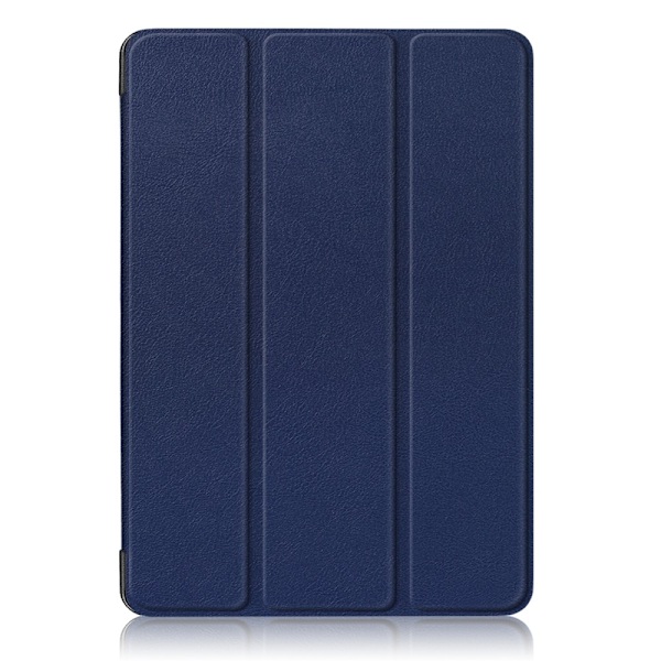 iPad Air 2025-2020 Fodral Tri-Fold Litchi Blå Blue Blå