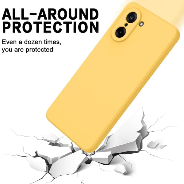 OnePlus Nord CE5 Skal Liquid Silikon Gul