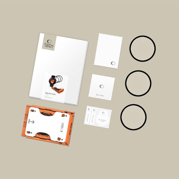 Tech-Protect Xiaomi Watch 5 3-PACK Skärmskydd EasySet Flex+