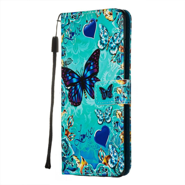 Samsung Galaxy S20 Plus - Plånboksfodral - Fjärilar/Hjärta